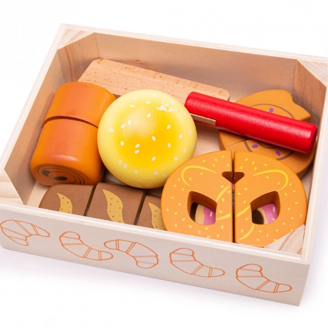 Bigjigs Toys Kruhci pecivo v škatli