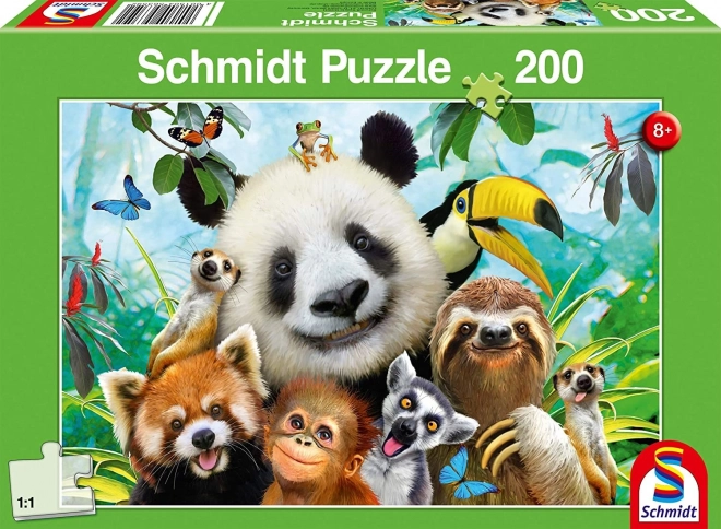 Puzzle živalska zabava 200 kosov