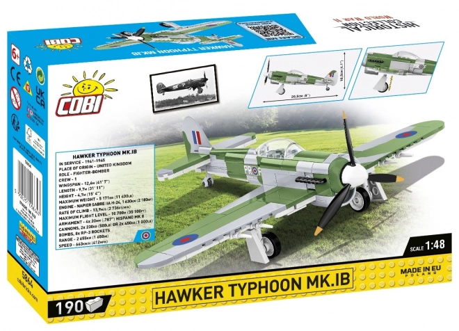 Gradbeni model Hawker Typhoon Mk.1B