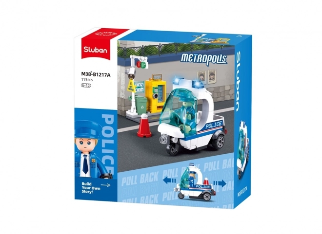 Sluban Metropolis M38-B1217A Policijska patrulja na trikolesniku