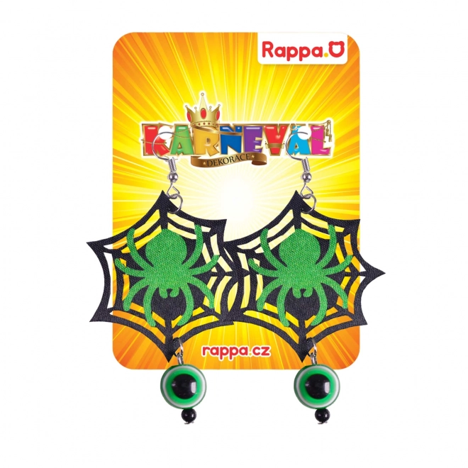 Čarovniške/halloween uhančki pajki