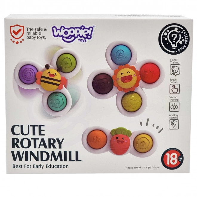 Otroška igrača WOOPIE 3v1 Spinner