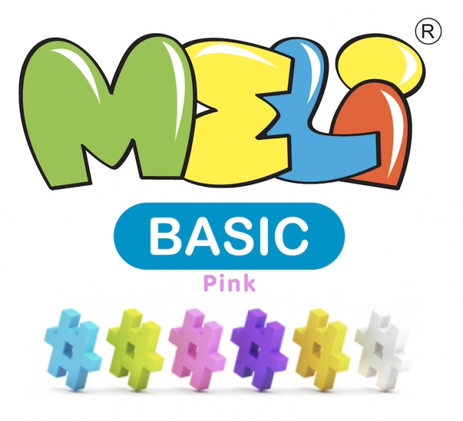 Komplet za sestavljanje Meli Basic Pink - 300 kosov