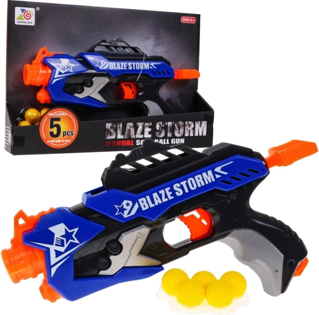 Igralna pištola za otroke 8+ BLAZE STORM s penastimi kroglicami