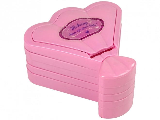 Roza kozmetična torbica za senčila Gloss Pink