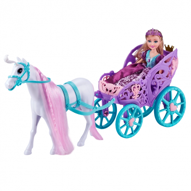 Princeska Sparkle Girlz s konjem in kočijo