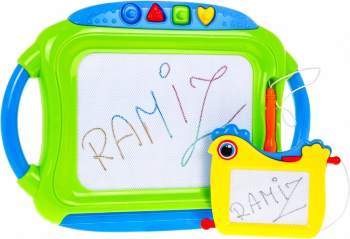 Velika tabla z barvnim učinkom in žigi
