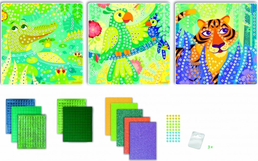 Stick & Fun - Mozaikni set Džungla