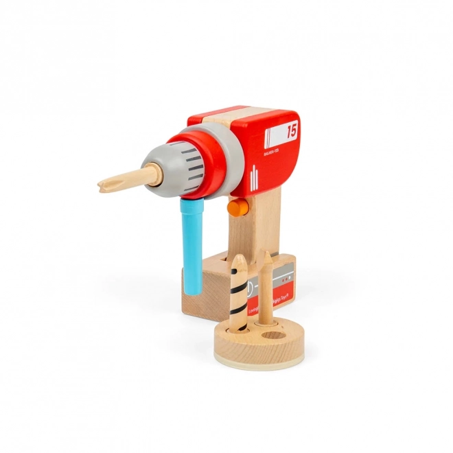 Bigjigs Toys Lesena vrtalka