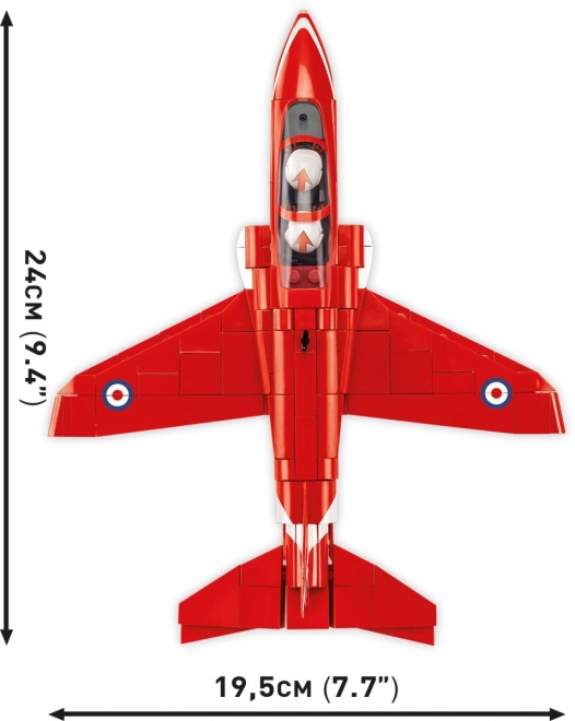 Gradbeni set BAe Hawk T1 Rdeče puščice 389 kosov