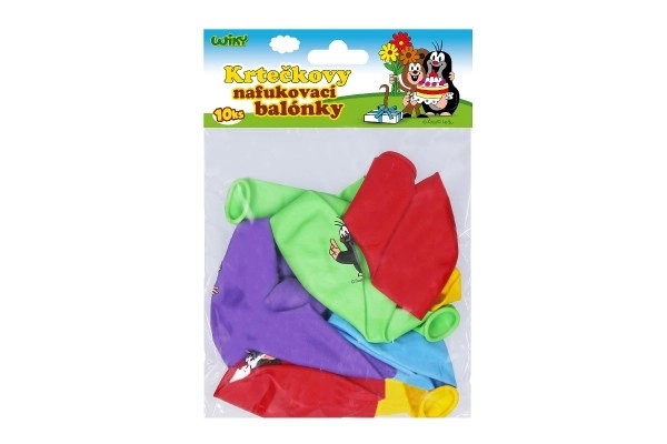 Balonček napihljiv Krtek 30 cm - 10 kosov