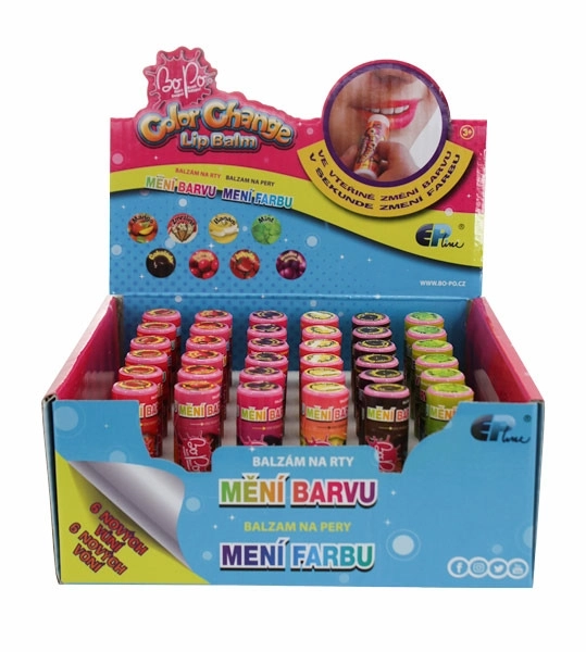 Bo-Po balzam za ustnice spreminja barvo