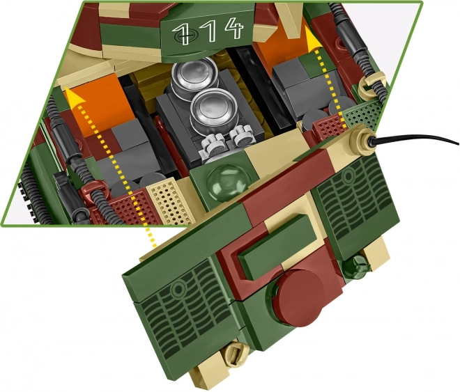 Model tank Tiger I z 870 kosov