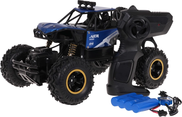 RC rock crawler 1:16 Monster Rock 4x4 – Modra