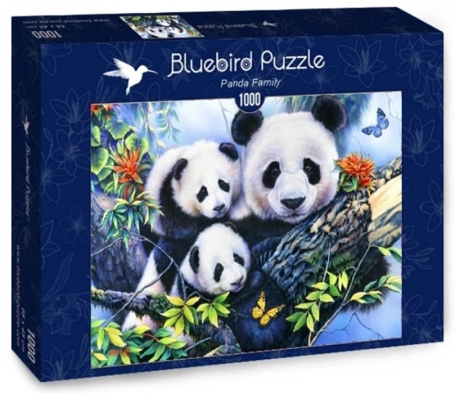Uganka Panda družina 1000 kosov