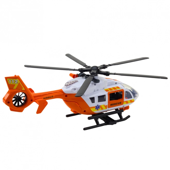 Reševalni helikopter z lučmi in zvoki