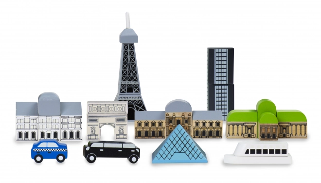 Svetleče kocke Paris za otroke