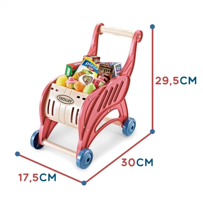 Supermarket z Nakupovalnim Vozičkom za Otroke