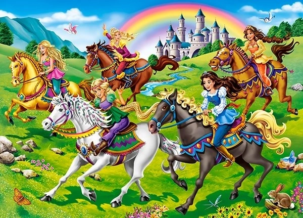 Sestavljanka Princess Horse Ride 260 kosov