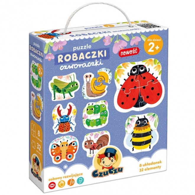 CzuCzu Puzzle Žuželke štiridelne sestavljanke