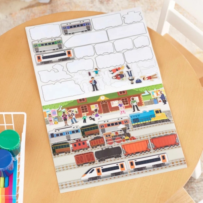 Melissa & Doug - večkratne nalepke Vozila