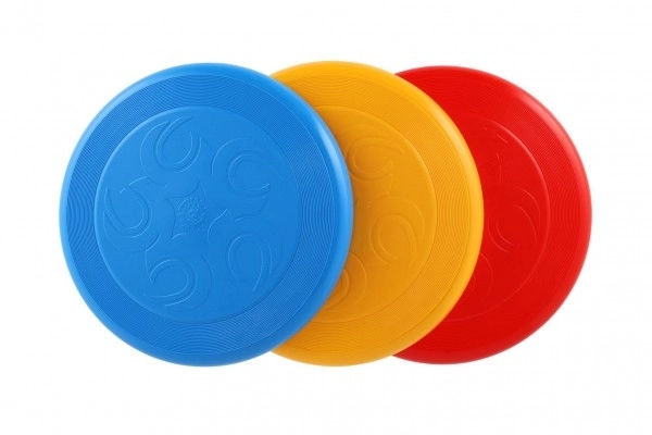 Leteči krožnik Frisbee plast 23cm možnost 4 barv 12m+
