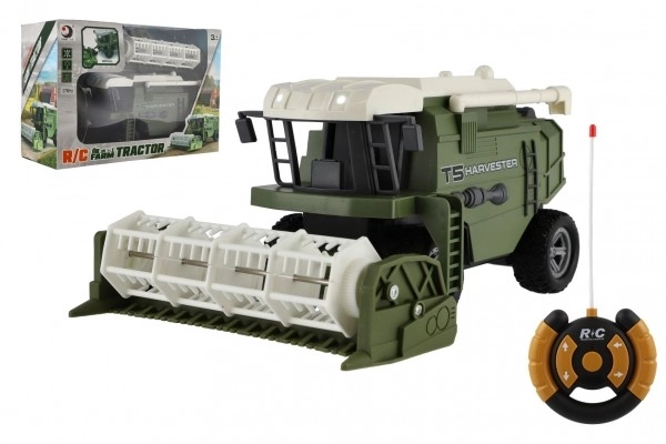 Kombajn/Rezalka RC plast 22cm 27MHz na baterije s svetlobo 2 vrste v škatli 30x21x12cm