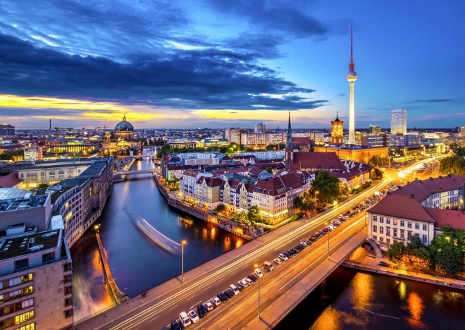 Enjoy sestavljanka Nočni Berlin 1000 koščkov