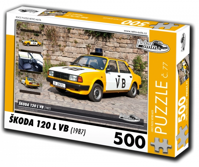 Sestavljanka Retro-avta Škoda 120 L VB (1987) – 500 kosov