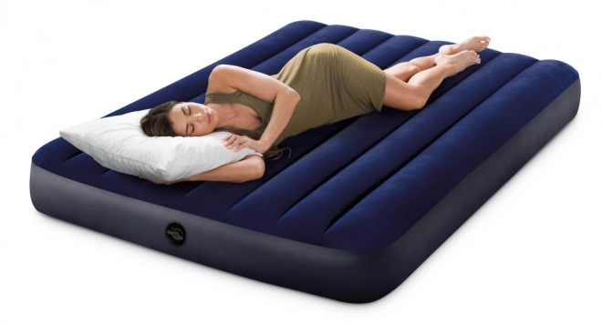Napihljiva vzmetnica INTEX Double Velour 191x137 cm
