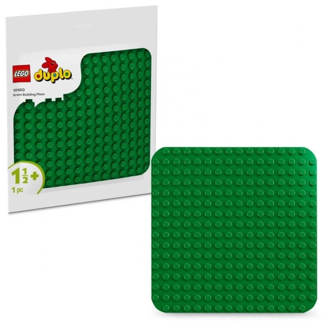 Lego Duplo zelena konstrukcijska plošča
