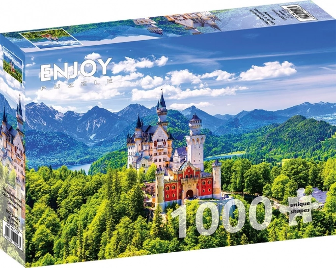 Sestavljanka Grad Neuschwanstein poleti 1000 kosov
