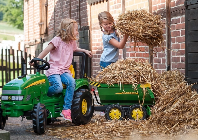 Rolly Toys prikolica s preklopnim tovornjakom John Deere