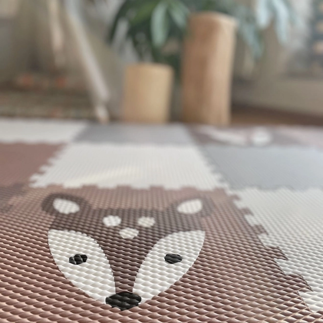 Minideckfloor Koloušek - rjav s temno rjavim kolouškom