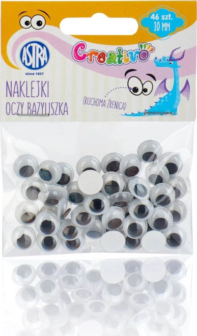 Samolepilne oči 10 mm ASTRA CREATIVO