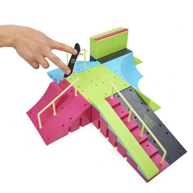 Tech Deck xconnect velik set z neonskimi barvami