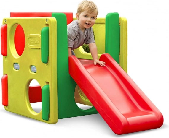 Little Tikes Jr. Activity Gym – naravna zunanja in notranja plezalna igrala s toboganom
