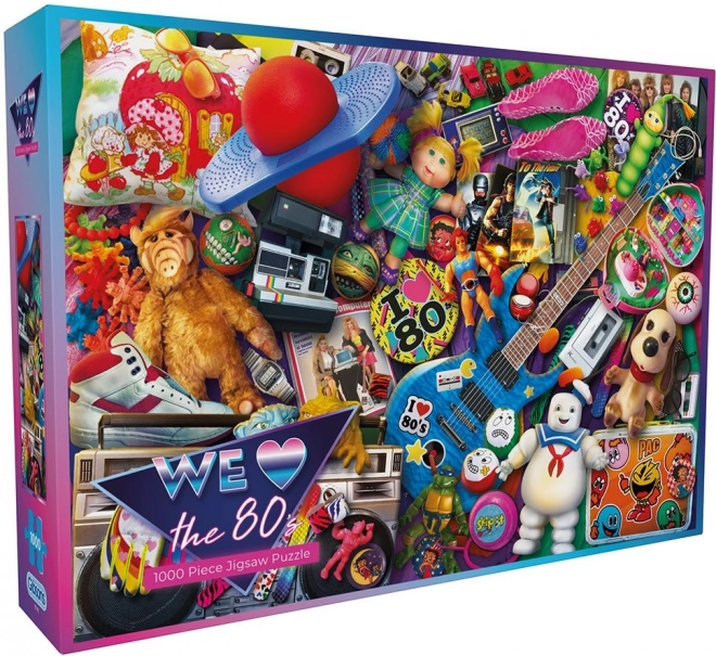 Gibsons Puzzle Ljubimo 80. leta 1000 kosov