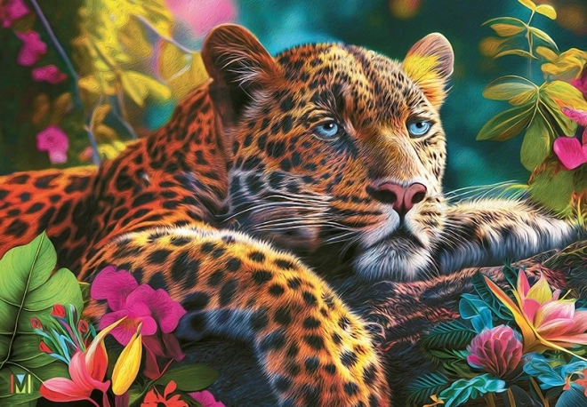 Sestavljanka Ležeči leopard 500 delov