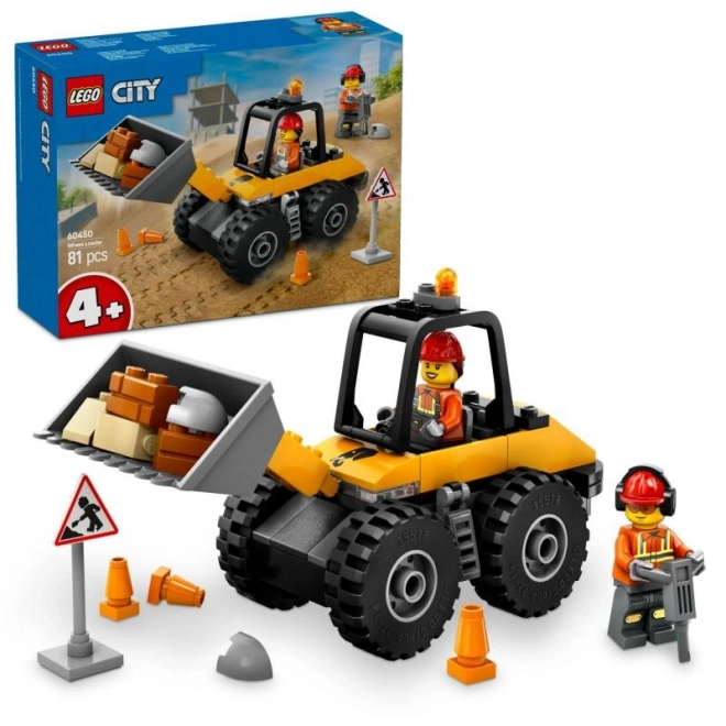 LEGO® City 60450 Rumena kolesna nakladalka