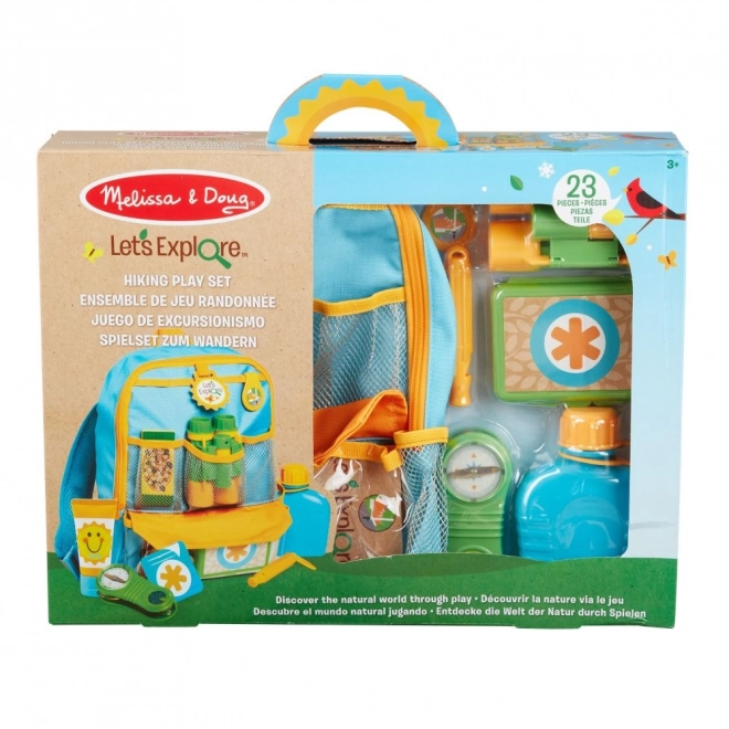 igralni set za male raziskovalce z nahrbtnikom Melissa & Doug Let's Explore