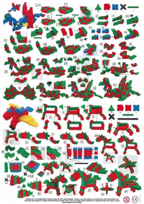 Mistična bitja konstrukcijski set - 260 kosov
