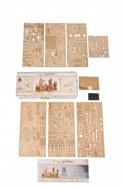 Ugears 3D leseno mehansko puzzle Grad Bradavičarka, Harry Potter