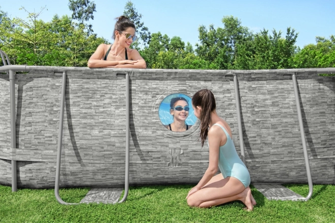 Samostoječi bazen Bestway Power Steel Swim Vista 427 x 250 x 100 cm
