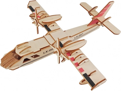 Lesene 3D sestavljanke bombnik Woodcraft