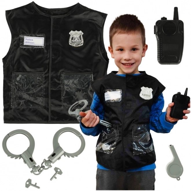 Otroški karnevalski kostum policista 3-8 let