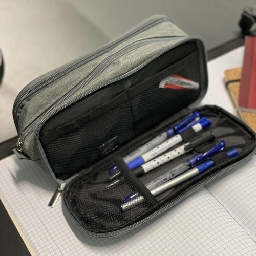 Trojni etui - sivi Maaleo 24512