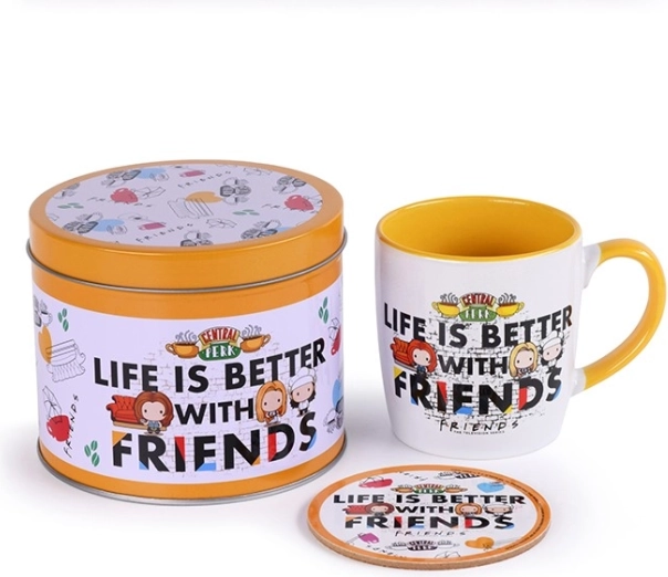 Darilni komplet pločevina Prijatelji – Life is Better