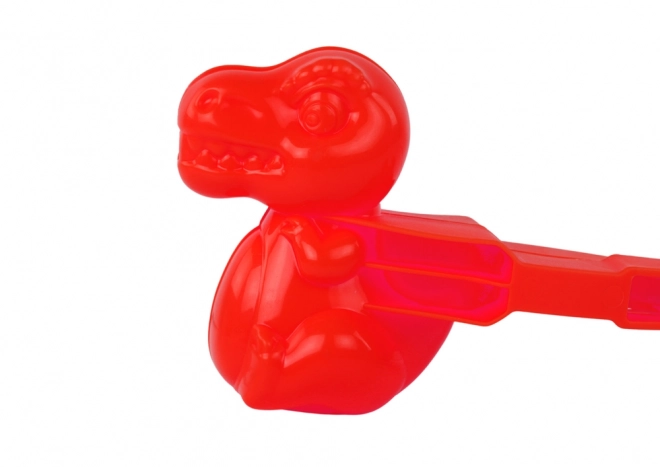 Snežni stroj Snow Dinosaur Rdeč