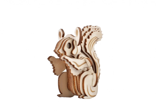 Woodcraft Leseni 3D puzzle Veverica